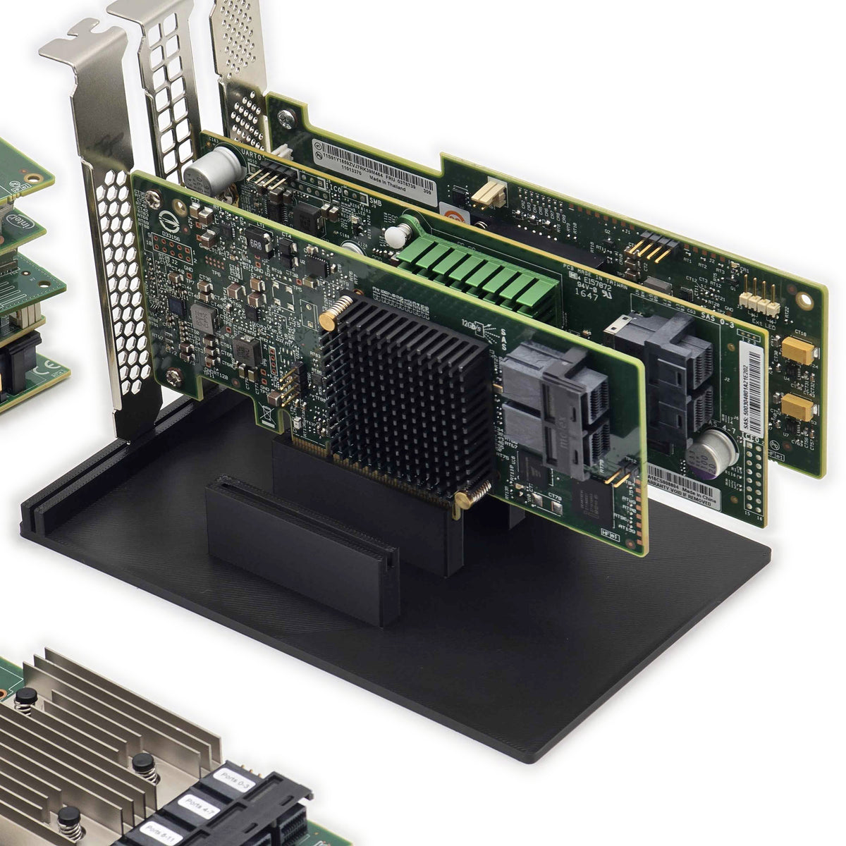 (4 Slot) PCIe Card Storage Tray