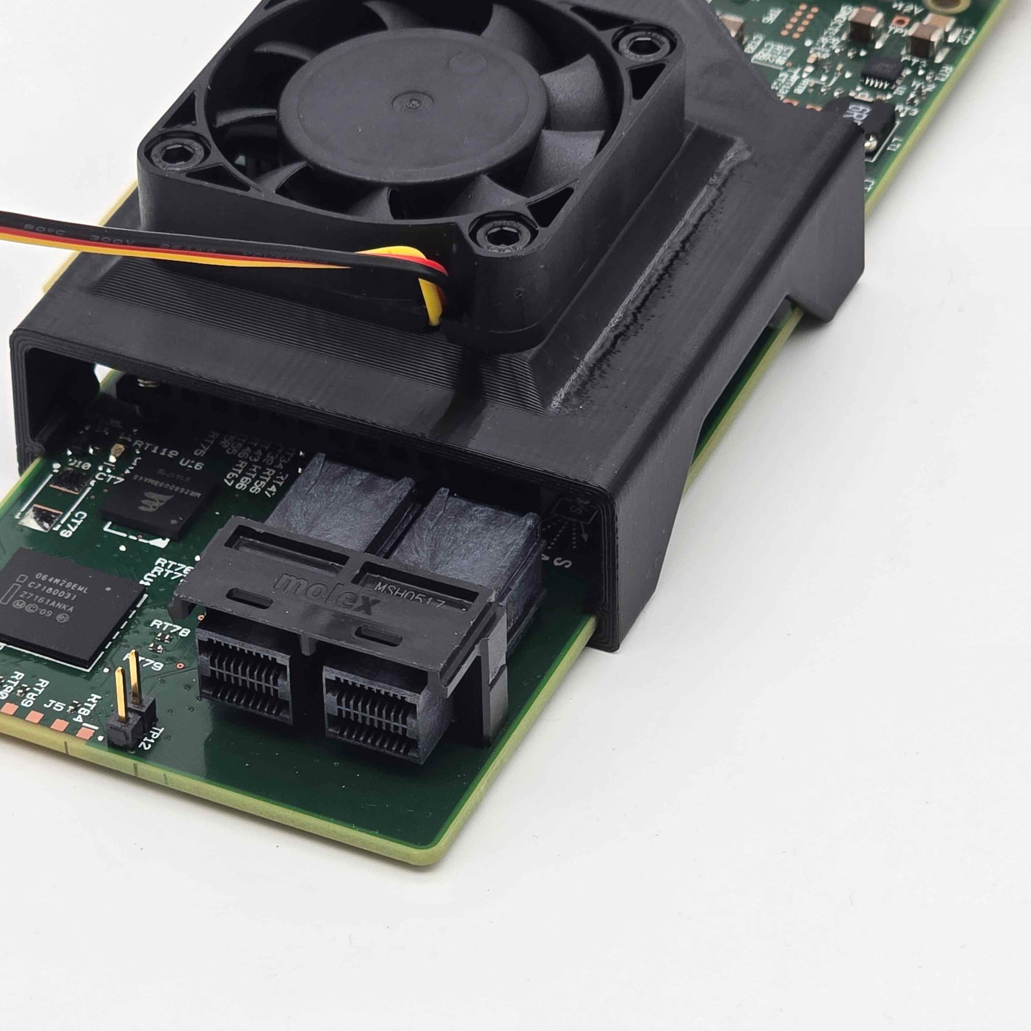 LSI 9300 9341 9311 8i SAS HBA 40mm Cooling Fan Included + Shroud Cooler