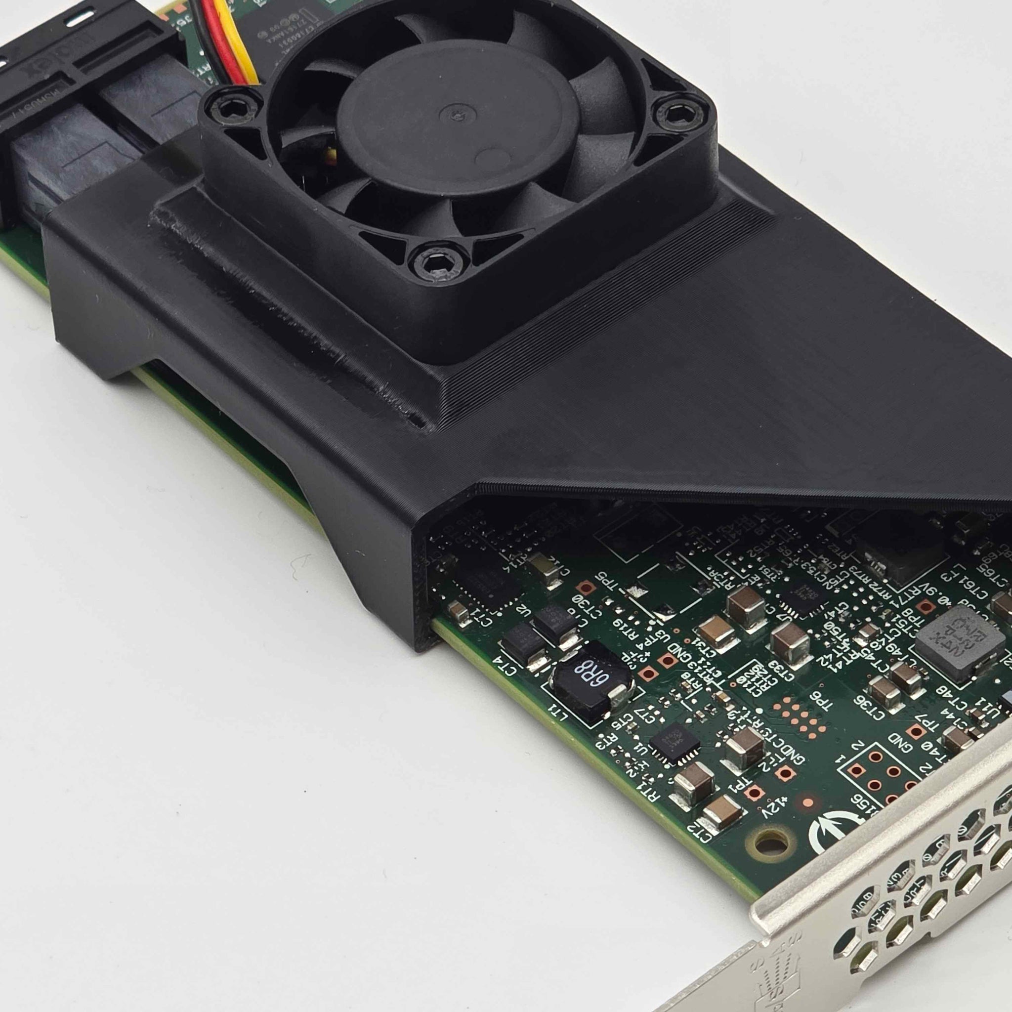 LSI 9300 9341 9311 8i SAS HBA 40mm Cooling Fan Included + Shroud Cooler