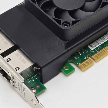 Intel X540-T2 IBM 49Y7972 NIC 50mm Cooling Fan Included + Shroud Cooler