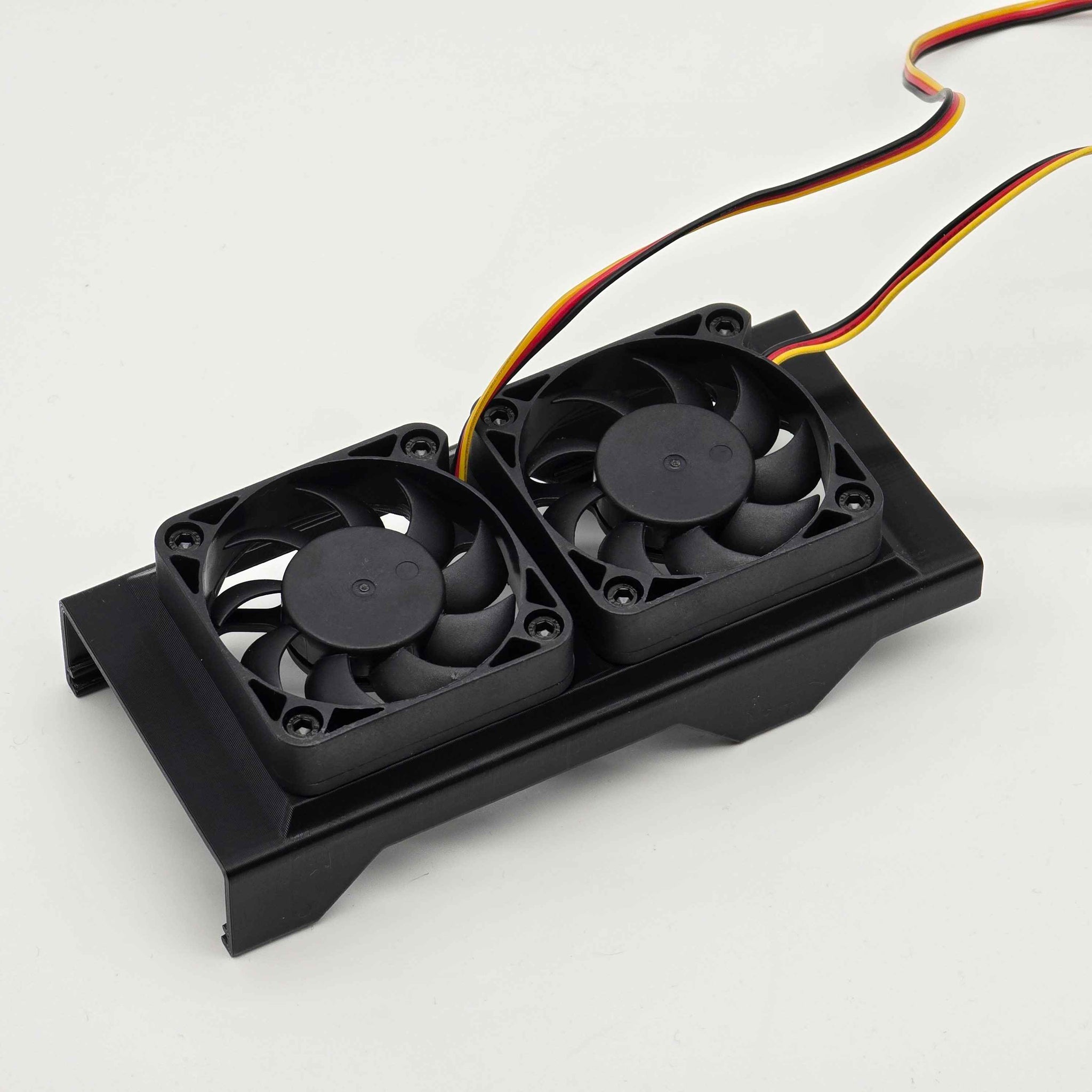 Universal Half Height PCIE Card 50mm Cooling Fan(s) Included + Shroud Cooler