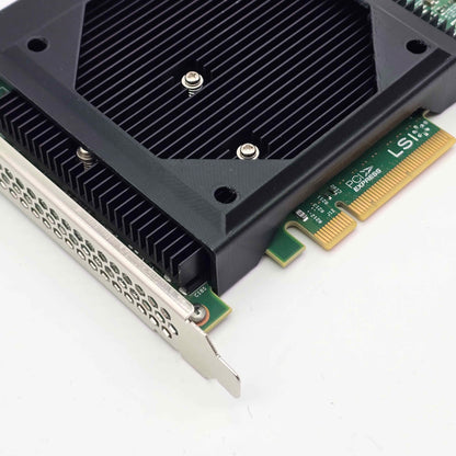 LSI 9300-16i SAS HBA 80/90/92mm Noctua Fan Mount Cooling Shroud Cooler
