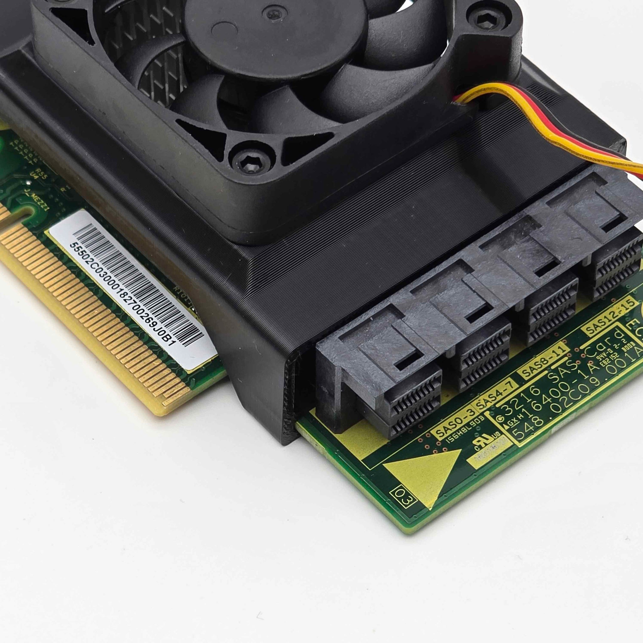 Sugon OEM LSI 9305-16i HBA 50mm Cooling Fan Included + Shroud Cooler