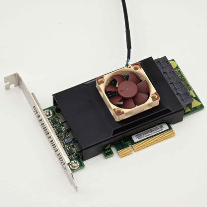 Sugon OEM LSI 9305-16i SAS HBA Noctua 40mm Fan Mount Cooling Shroud Cooler