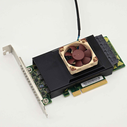 Sugon OEM LSI 9305-16i SAS HBA Noctua 40mm Fan Mount Cooling Shroud Cooler
