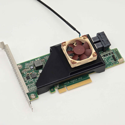 Inspur YZCA-00424-101 (LSI 9300-8i) Noctua 40mm Fan Mount Cooling Shroud Cooler