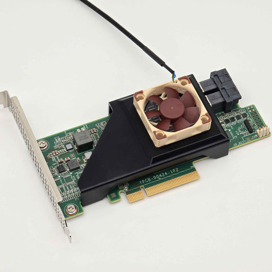Inspur YZCA-00424-101 (LSI 9300-8i) Noctua 40mm Fan Mount Cooling Shroud Cooler