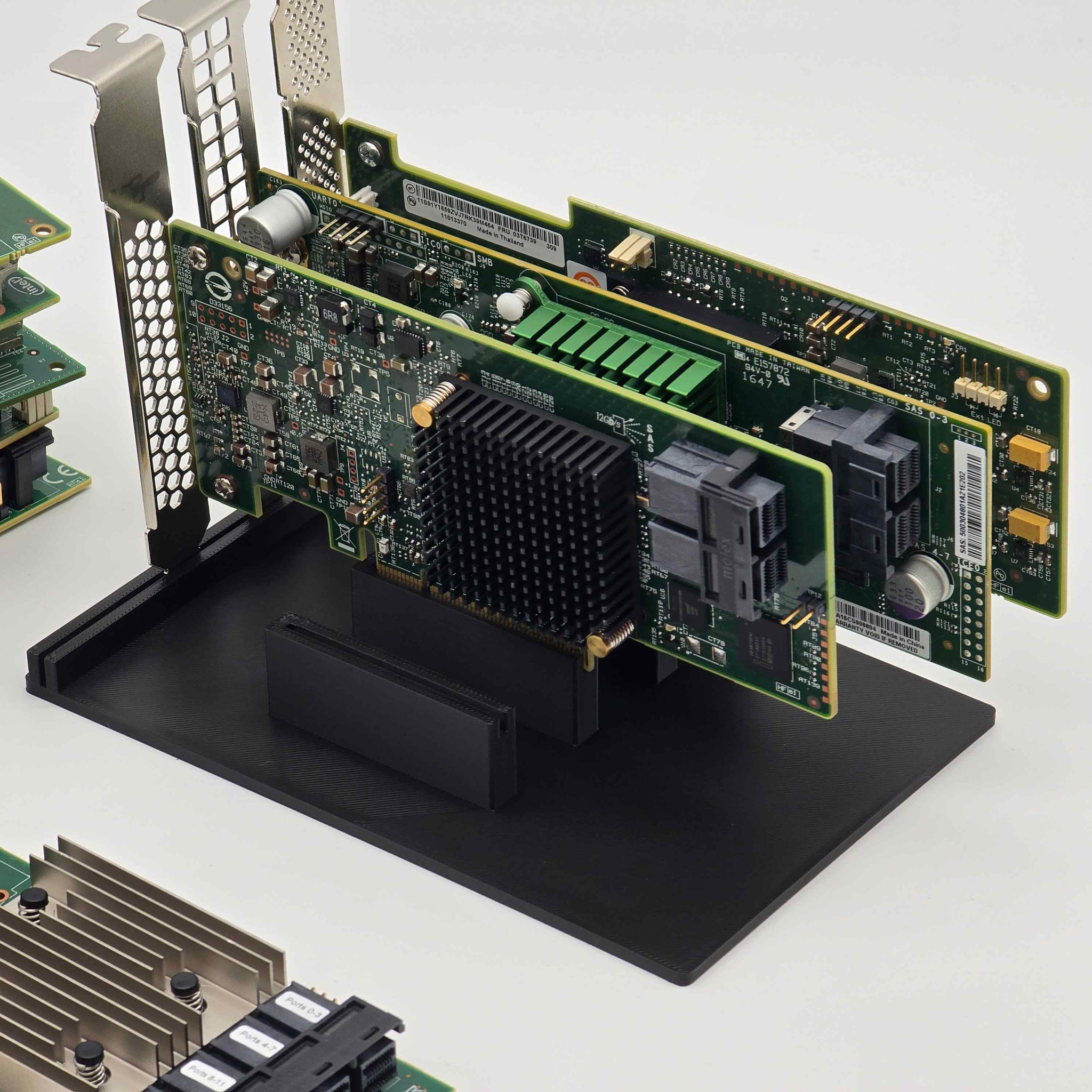 (4 Slot) PCIe Card Storage Tray