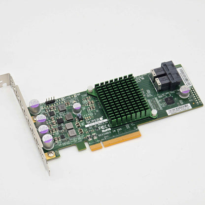 Supermicro AOC-S3008L-L8E (9300-8i) 50mm Cooling Fan Included + Shroud Cooler
