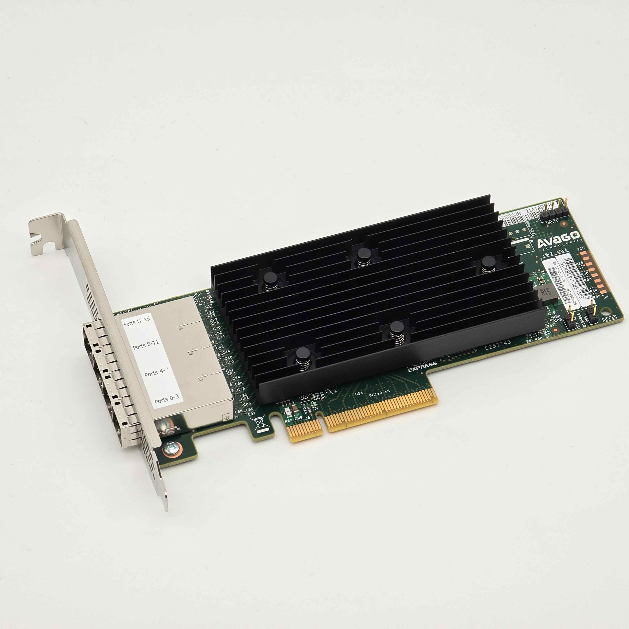 Broadcom LSI 9305-16e SAS HBA Noctua 40mm Fan Mount Cooling Shroud Cooler