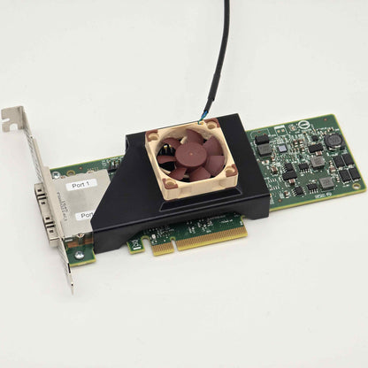 LSI 9207-8e SAS HBA Noctua 40mm Fan Mount Cooling Shroud Cooler