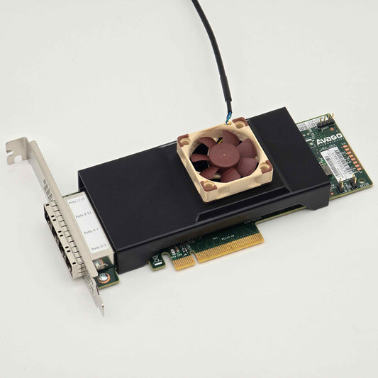 Broadcom LSI 9305-16e SAS HBA Noctua 40mm Fan Mount Cooling Shroud Cooler