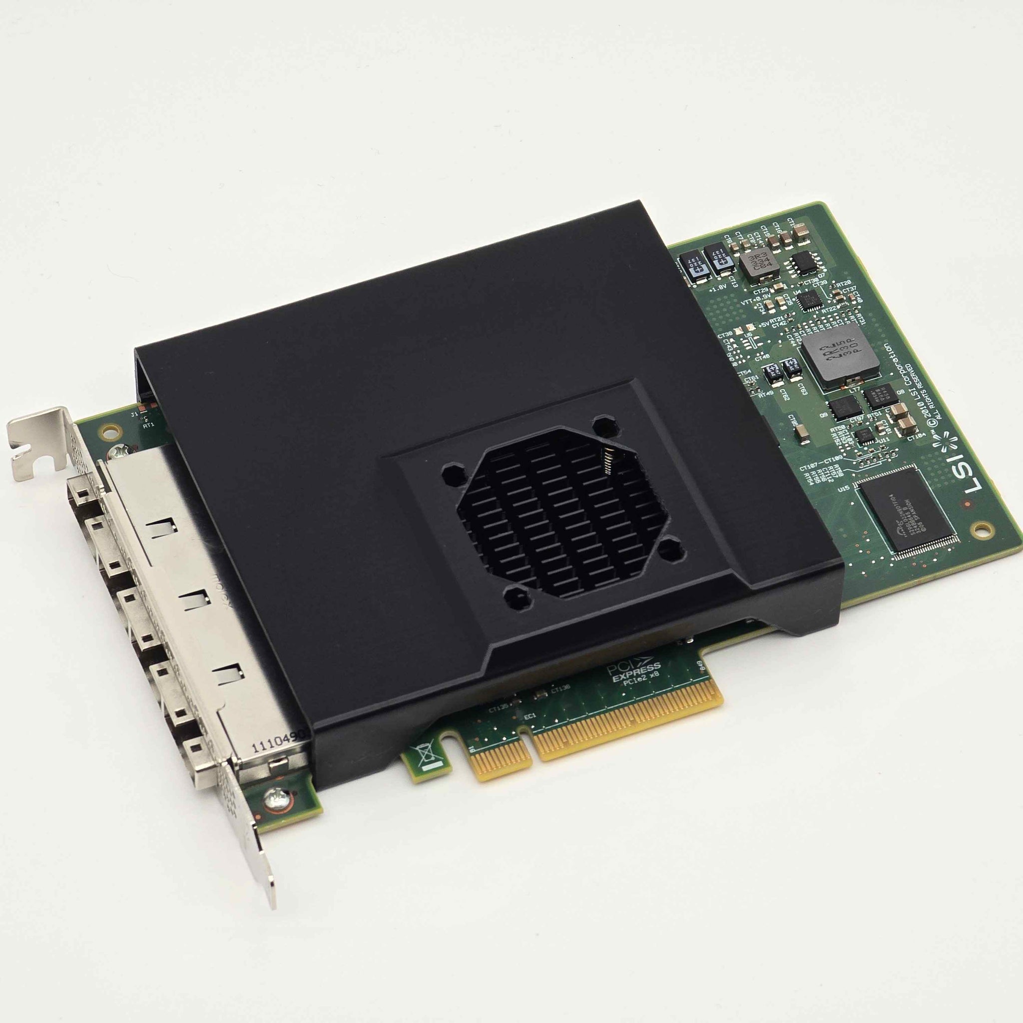 LSI 9201-16e SAS HBA Noctua 40mm Fan Mount Cooling Shroud Cooler
