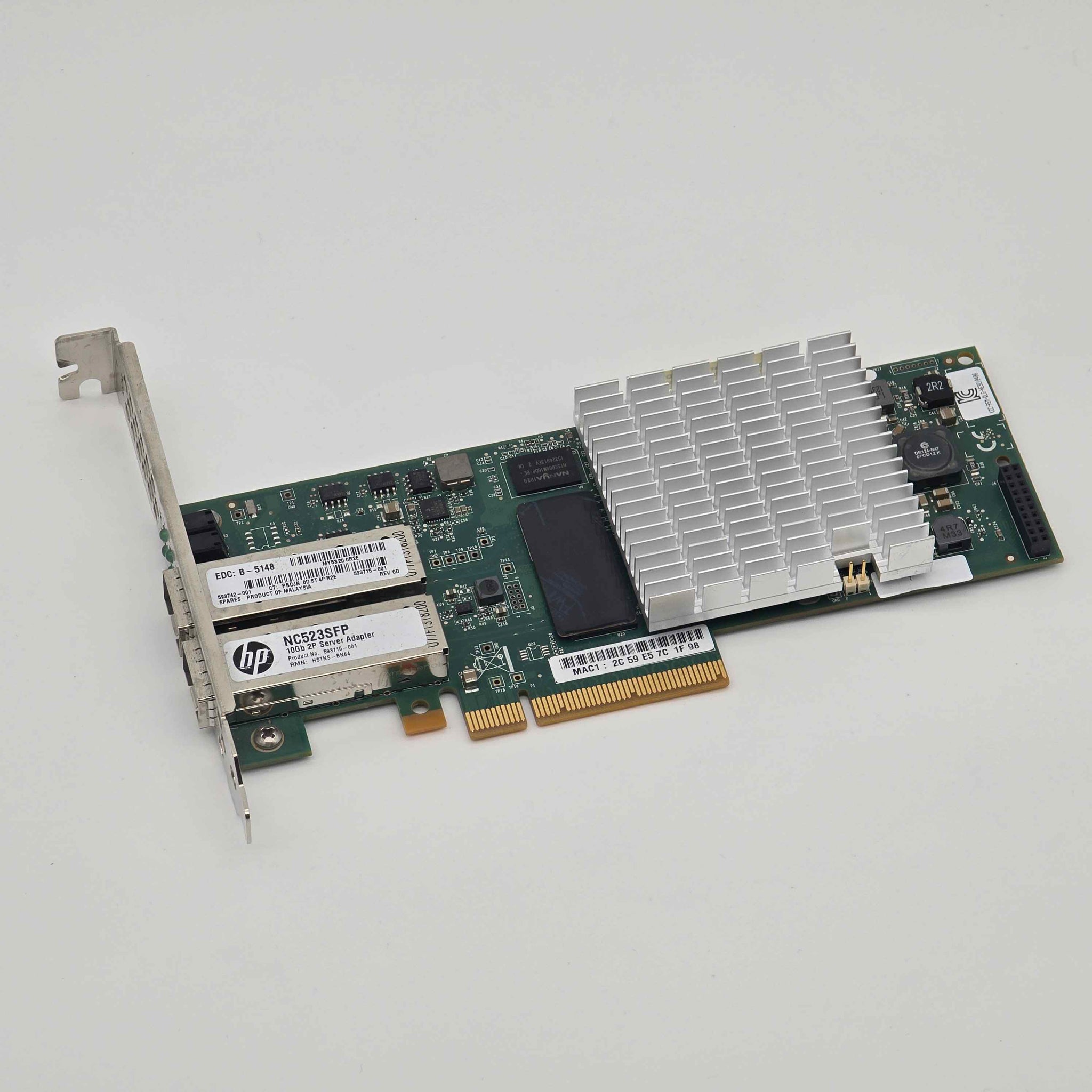 HP NC523SFP NIC 50mm Cooling Fan Included + Shroud Cooler