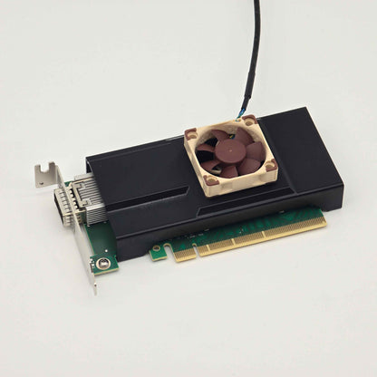 Mellanox ConnectX-4 MCX455A-ECAT NIC Noctua 40mm Fan Mount Cooling Shroud Cooler