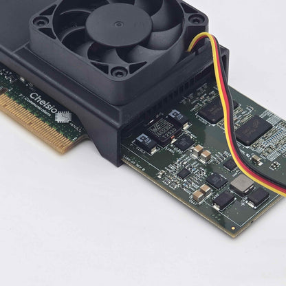 Chelsio T520-CR NIC 50mm Cooling Fan Included + Shroud Cooler