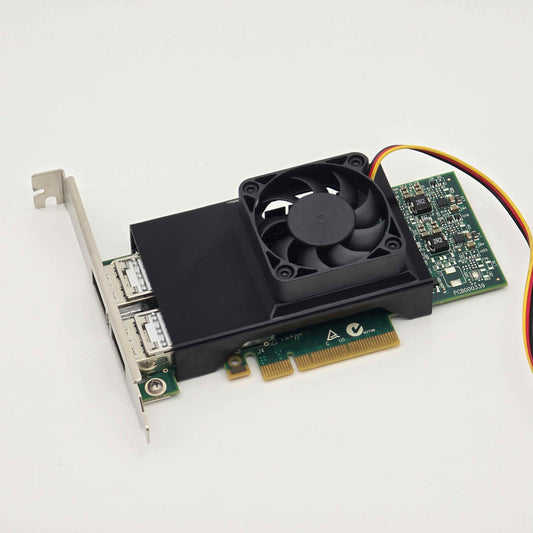 Mellanox ConnectX-4 MCX354A-FCBT NIC 50mm Cooling Fan Included + Shroud Cooler