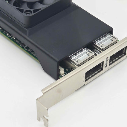 Mellanox ConnectX-4 MCX354A-FCBT NIC 50mm Cooling Fan Included + Shroud Cooler