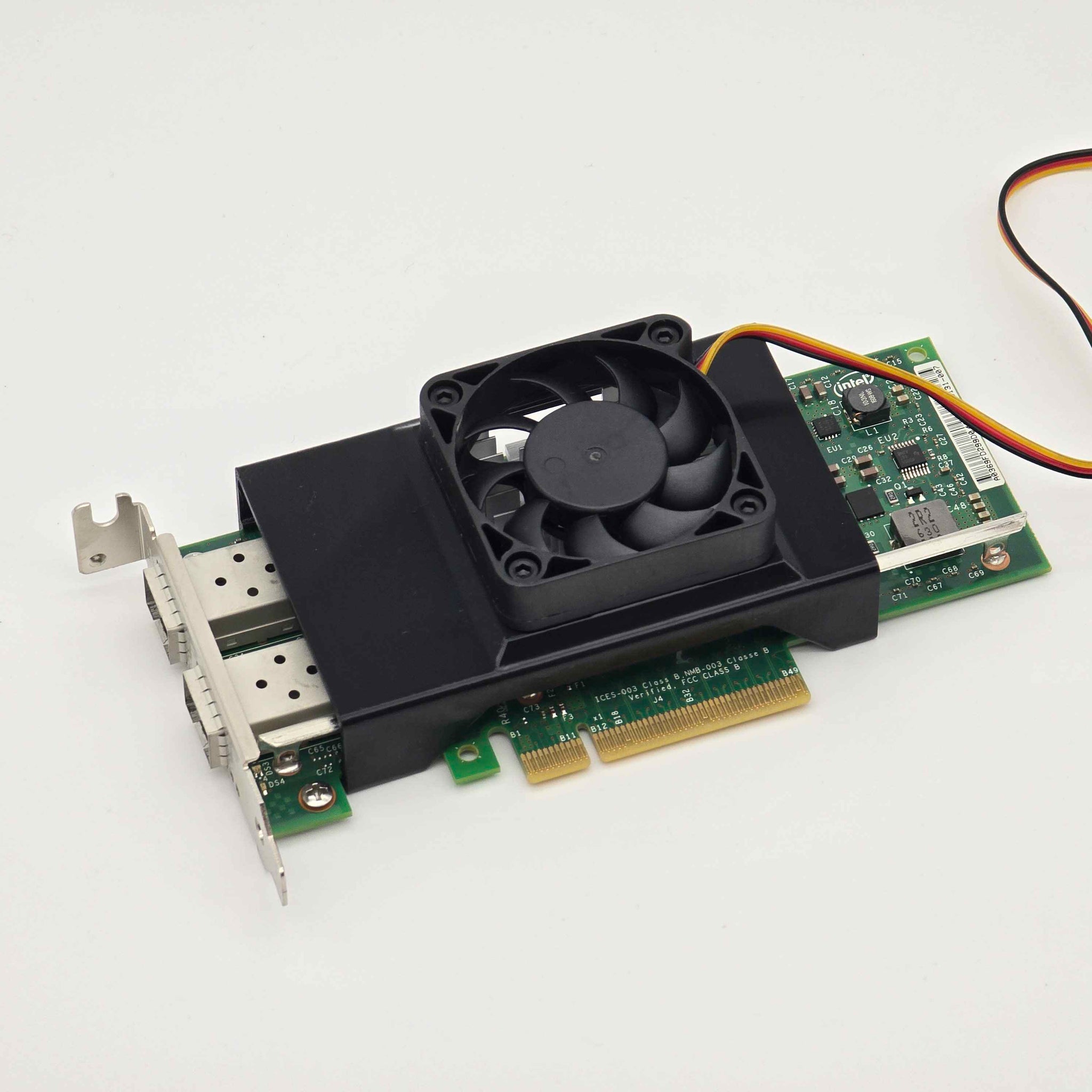 Intel X520-DA2 NIC 50mm Cooling Fan Included + Shroud Cooler