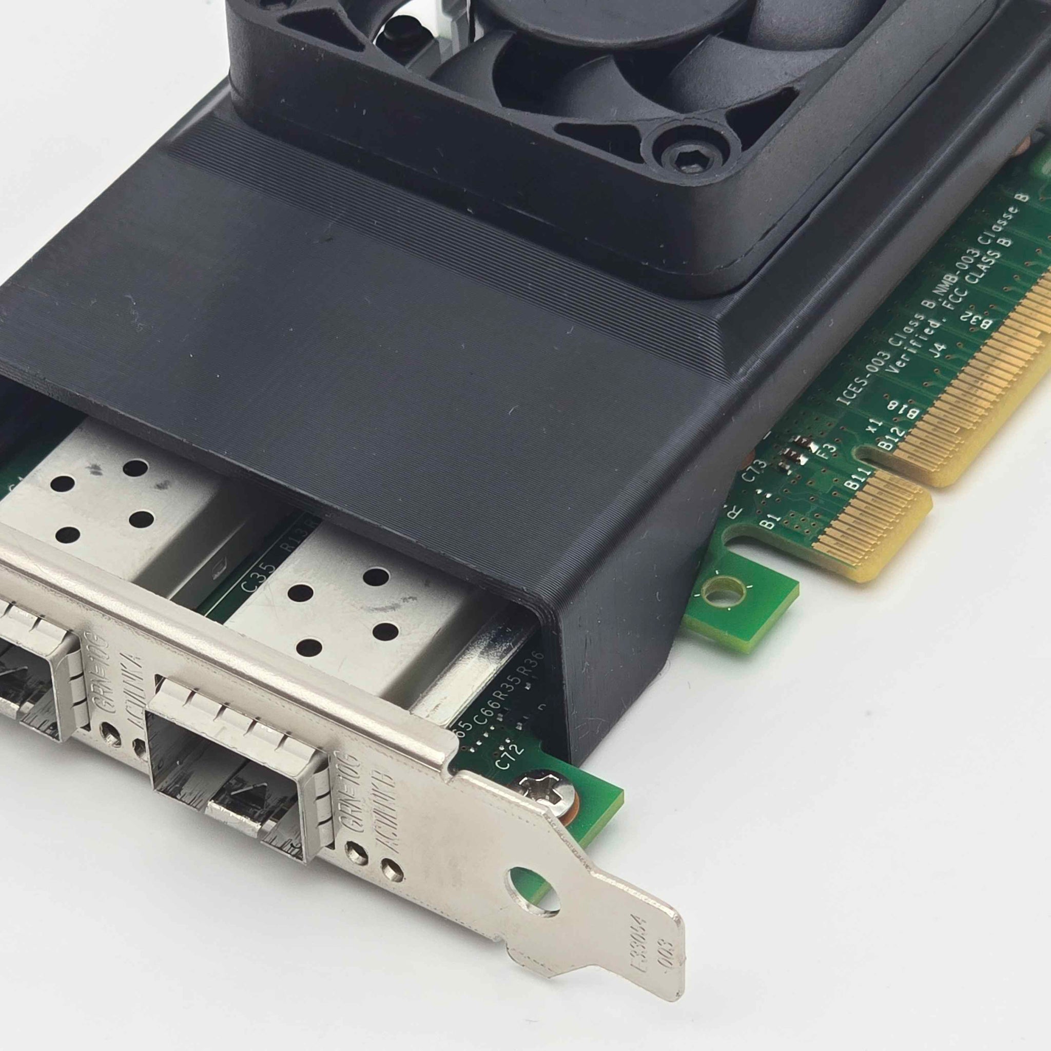 Intel X520-DA2 NIC 50mm Cooling Fan Included + Shroud Cooler