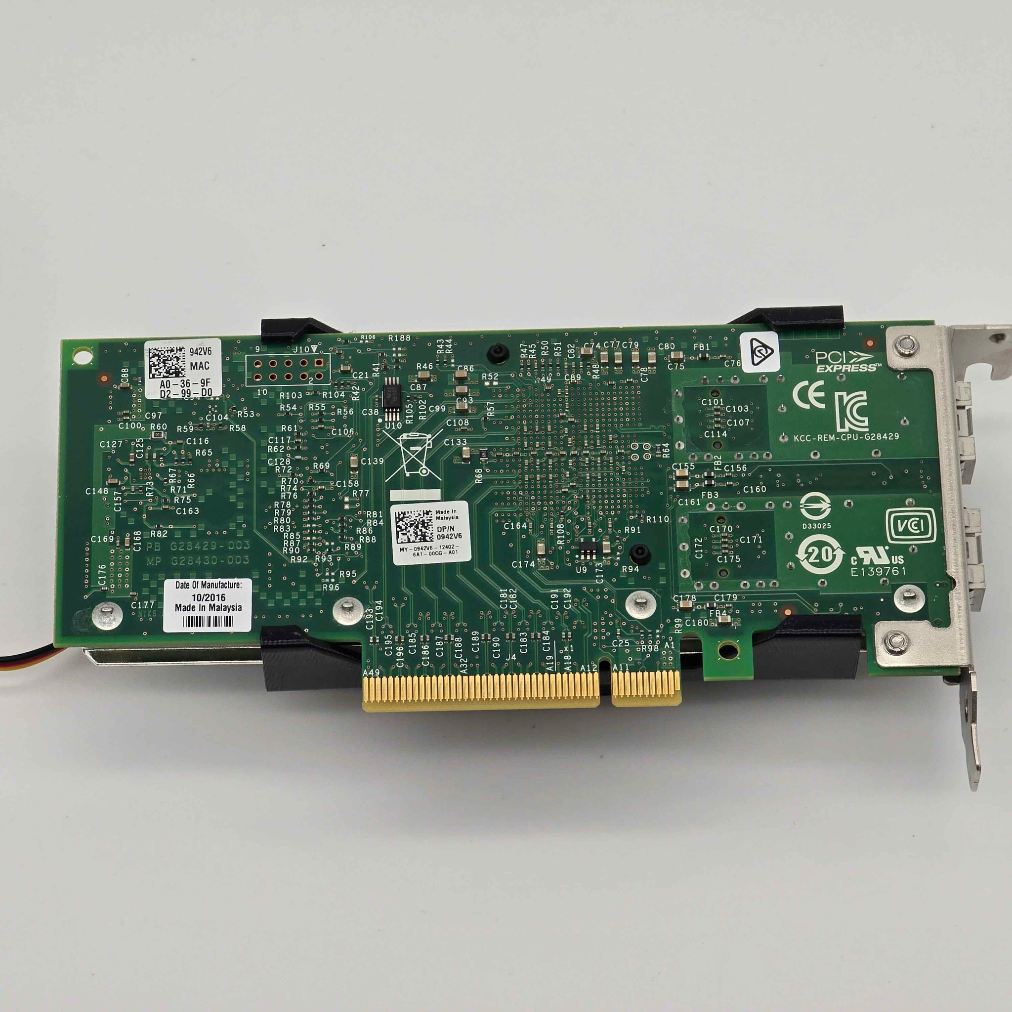 Intel X520-DA2 NIC 50mm Cooling Fan Included + Shroud Cooler