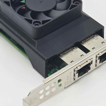 Intel X550-T2 NIC 50mm Cooling Fan Included + Shroud Cooler