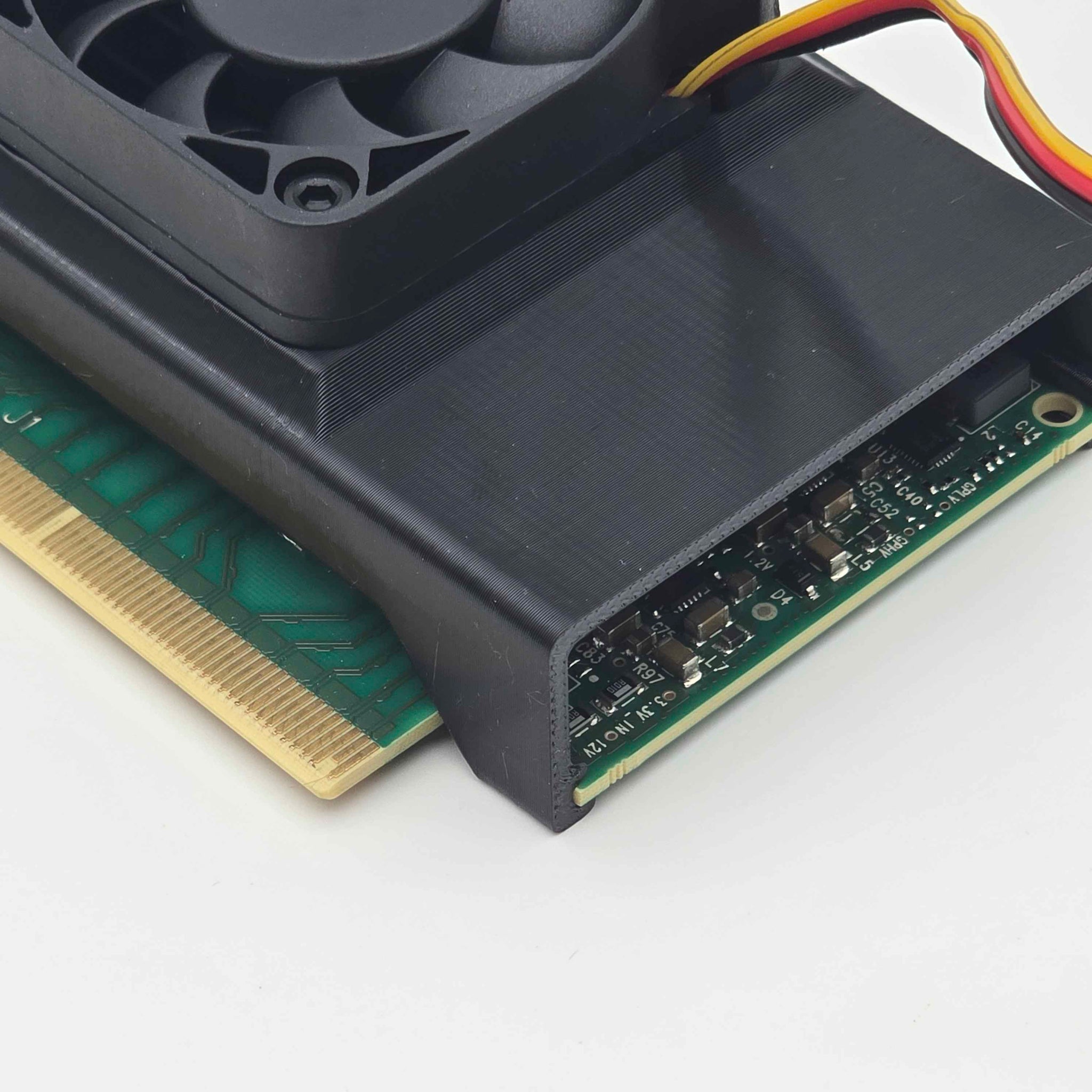 Mellanox ConnectX-4 MCX455A-ECAT NIC 50mm Cooling Fan Included + Shroud Cooler