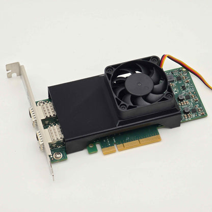 Mellanox ConnectX-4 MCX4121A-ACAT NIC 50mm Cooling Fan Included + Shroud Cooler