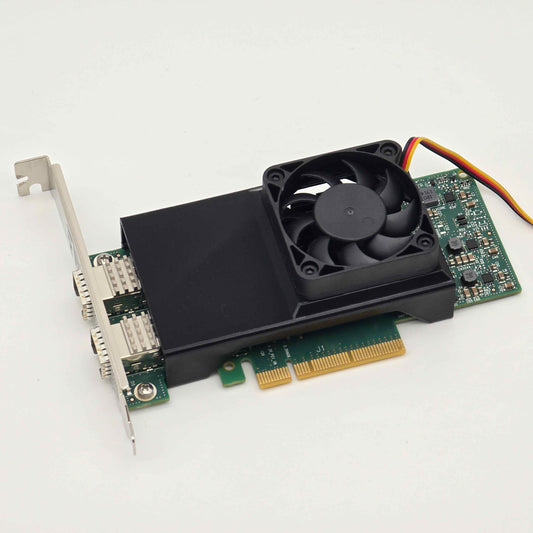 Mellanox ConnectX-4 MCX4121A-ACAT NIC 50mm Cooling Fan Included + Shroud Cooler