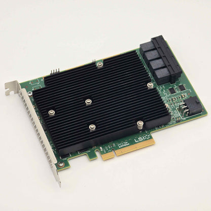 LSI 9300-16i SAS HBA 80/90/92mm Noctua Fan Mount Cooling Shroud Cooler