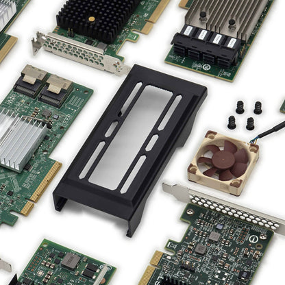 Adjustable Fan Mount for Half Height Cards — product photo 2