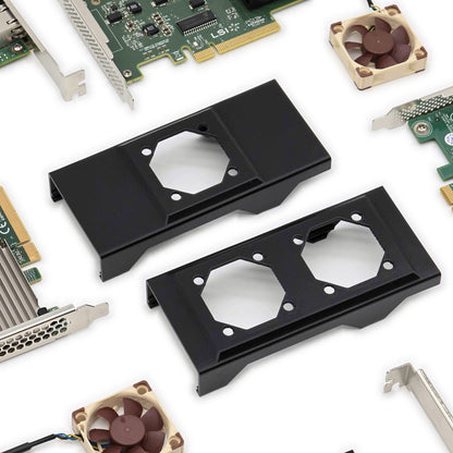 Universal Shroud Fan Mount for Half Height Cards — product photo 2