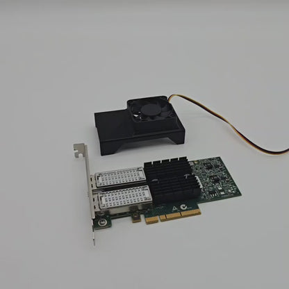 Mellanox ConnectX-4 MCX354A-FCBT NIC 50mm Cooling Fan Included + Shroud Cooler