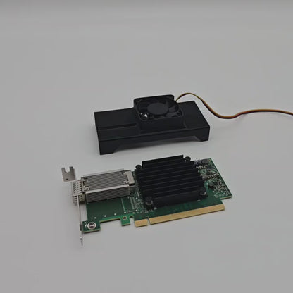 Mellanox ConnectX-4 MCX455A-ECAT NIC 50mm Cooling Fan Included + Shroud Cooler