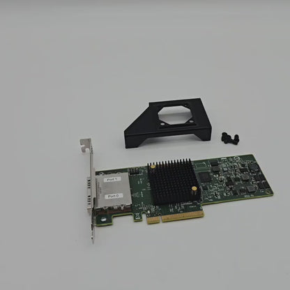 LSI 9207-8e SAS HBA Noctua 40mm Fan Mount Cooling Shroud Cooler