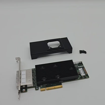 Broadcom LSI 9305-16e SAS HBA Noctua 40mm Fan Mount Cooling Shroud Cooler