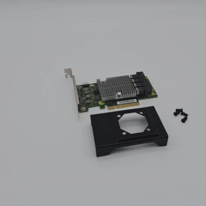 Sugon OEM LSI 9305-16i SAS HBA Noctua 40mm Fan Mount Cooling Shroud Cooler
