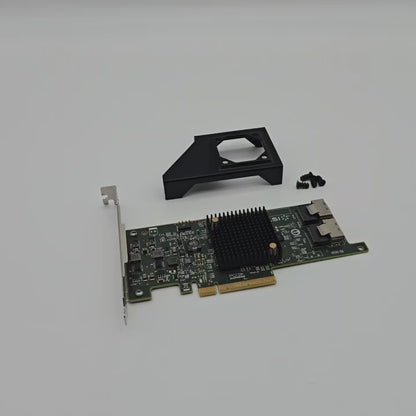 LSI 9207-8i HP H220 Dell 4TMJF SAS HBA Noctua 40mm Fan Mount Cooling Shroud Cool