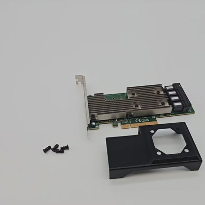 Broadcom LSI 9305 16i 24i SAS HBA Noctua 40mm Fan Mount Cooling Shroud Cooler