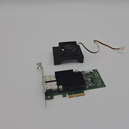 Intel X550-T2 NIC 50mm Cooling Fan Included + Shroud Cooler