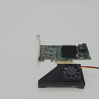LSI 9300 9341 9311 8i SAS HBA 40mm Cooling Fan Included + Shroud Cooler