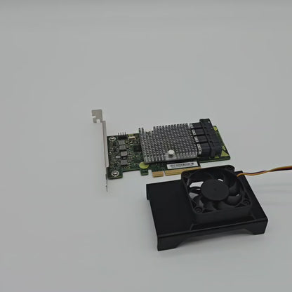 Sugon OEM LSI 9305-16i HBA 50mm Cooling Fan Included + Shroud Cooler