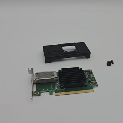 Mellanox ConnectX-4 MCX455A-ECAT NIC Noctua 40mm Fan Mount Cooling Shroud Cooler