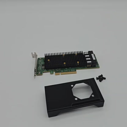 Broadcom LSI 9400-16i SAS HBA Noctua 40mm Fan Mount Cooling Shroud Cooler