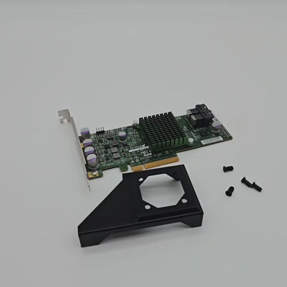 Supermicro AOC-S3008L-L8E (9300-8i) Noctua 40mm Fan Mount Cooling Shroud Cooler